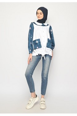 Mischa Blouse Navy